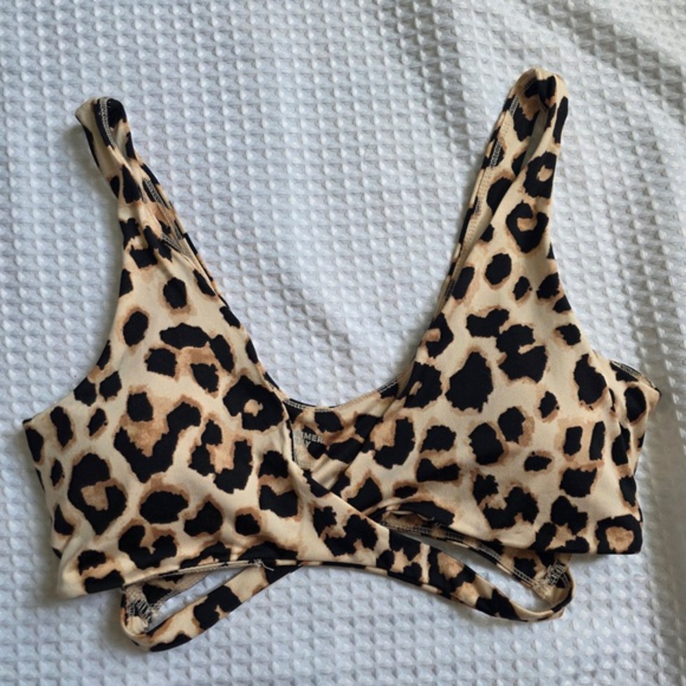 Leopard Print Womens Bralette